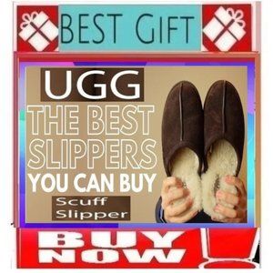 ✅🔥SALE⚠️🔥📢UGG Authentic SLIPPERS Scuff SHOES Sz:8 SLIPPERS🚨📢🤑BUY NOW🤑🛍️